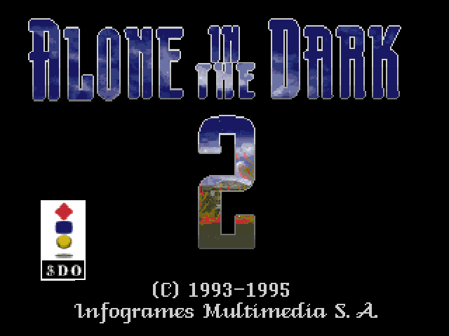Alone in the Dark 2 title screen