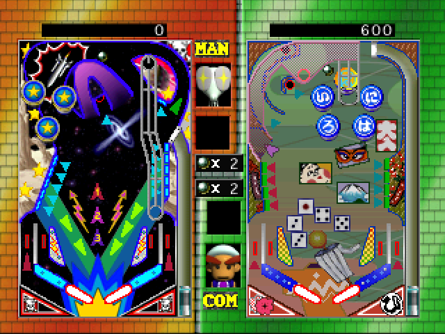 Battle Pinball gameplay screenshot