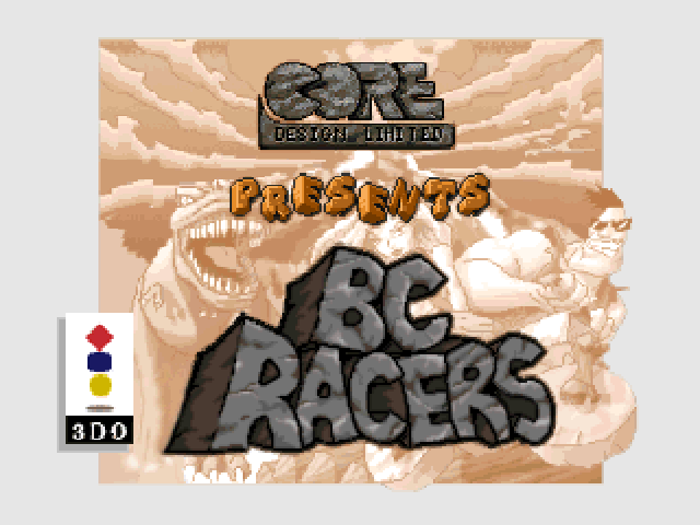 BC Racers title screen