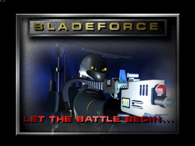Blade Force title screen