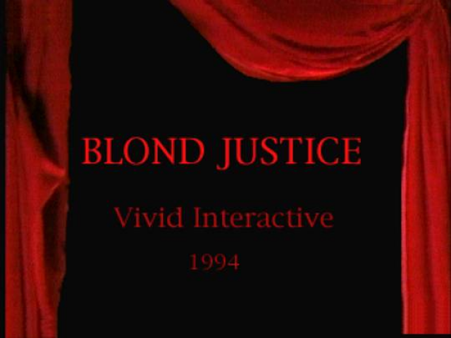 Blonde Justice title screen