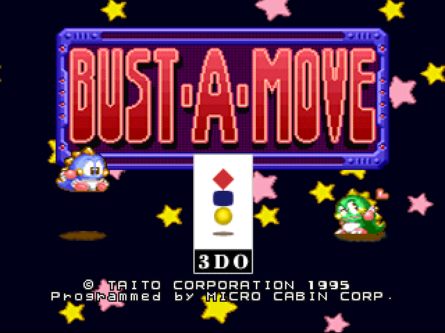 Bust-A-Move title screen