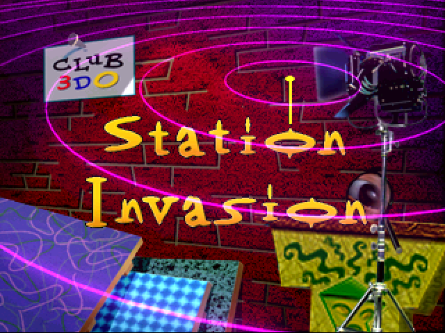 Club 3DO: Station Invasion title screen