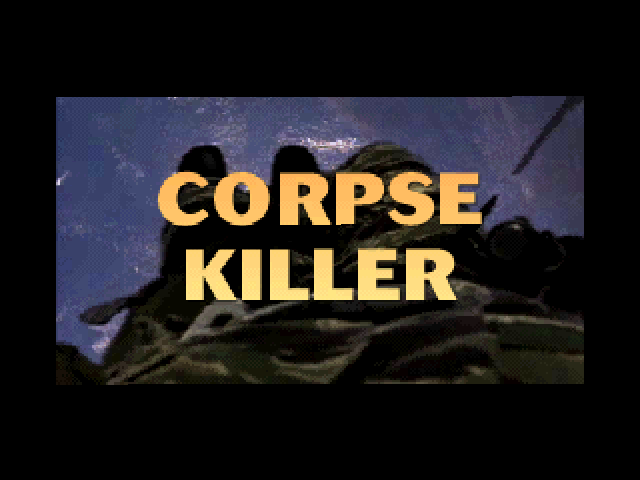 Corpse Killer title screen