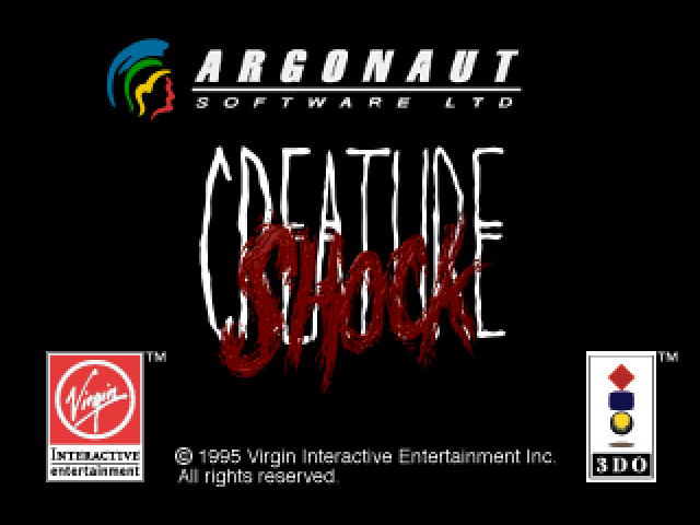 Creature Shock title screen