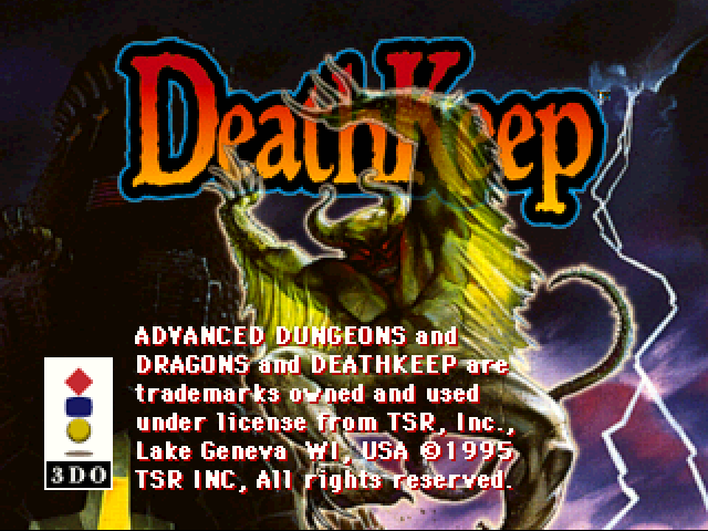 Deathkeep title screen