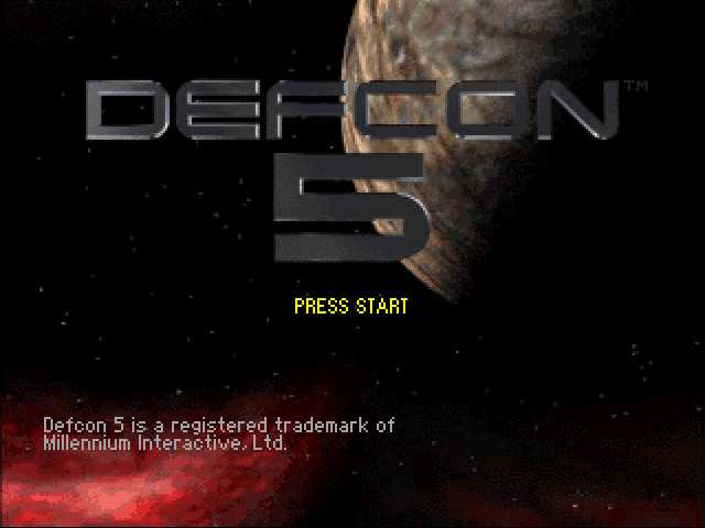 Defcon 5 title screen