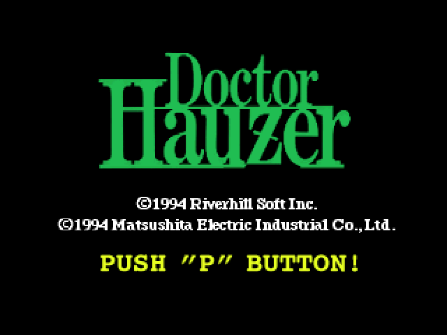 Doctor Hauzer title screen