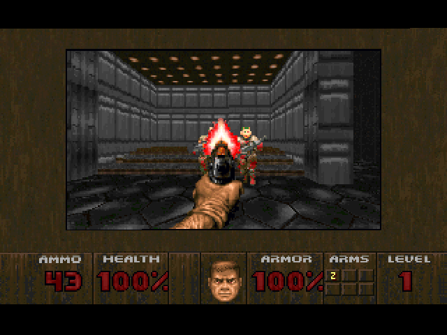Doom gameplay screenshot