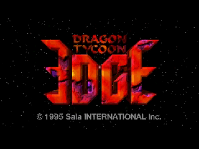 Dragon Tycoon Edge title screen