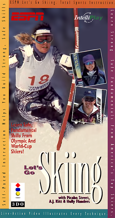 ESPN Let's Go Skiing box art