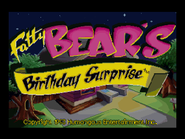 Fatty Bear's Birthday Surprise title screen