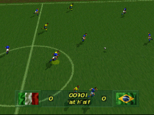 FIFA International Soccer gameplay screenshot