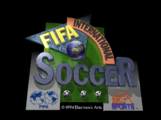 FIFA International Soccer title screen
