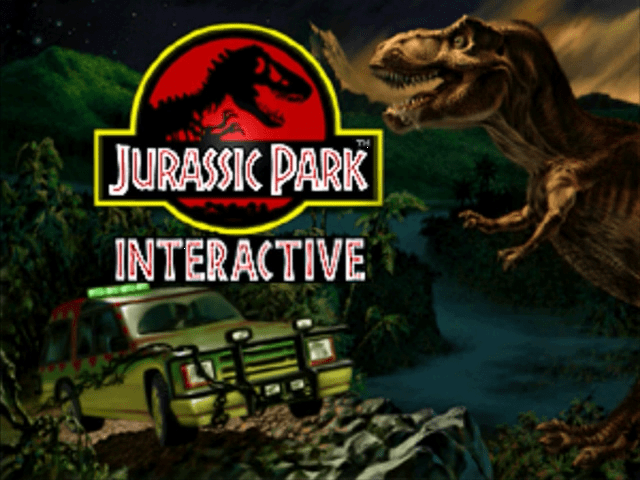 Jurassic Park Interactive title screen