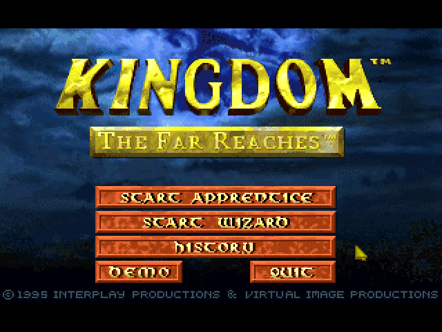 Kingdom: The Far Reaches title screen