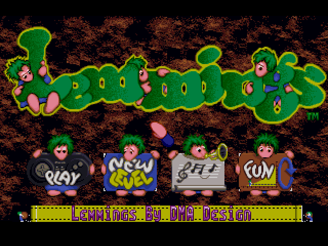 Lemmings title screen