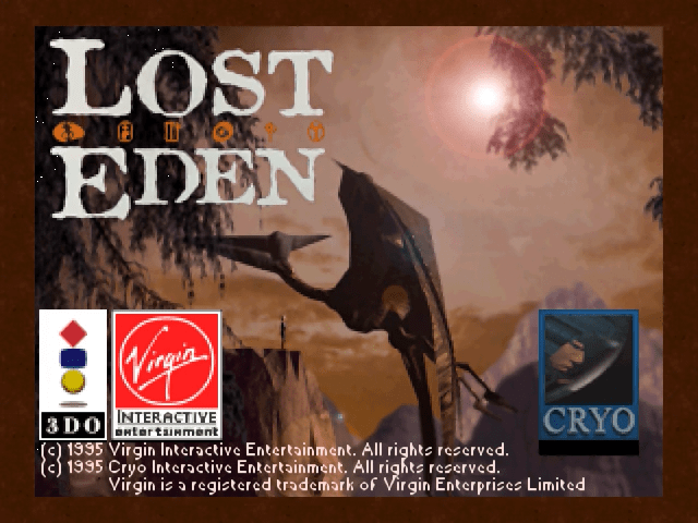 Lost Eden title screen