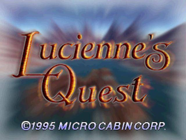 Lucienne's Quest title screen