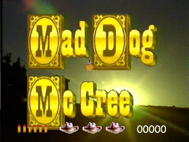 Mad Dog McCree title screen