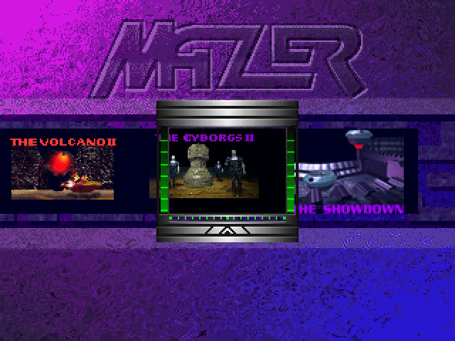 Mazer title screen