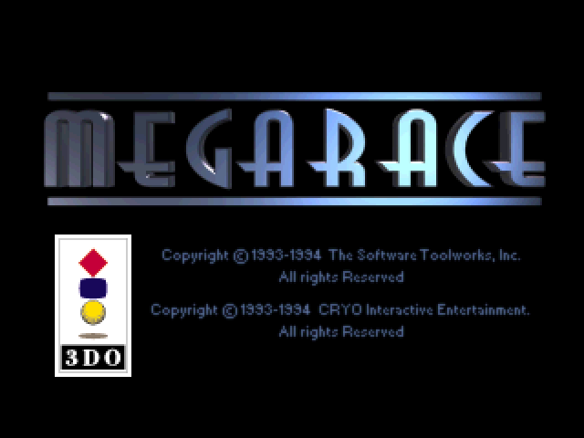 MegaRace title screen