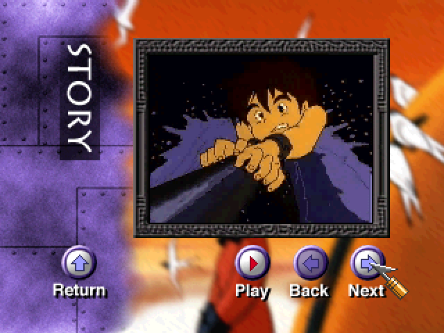 Mirai Shounen Conan Digital Library gameplay screenshot