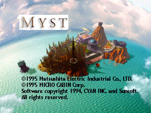 Myst title screen