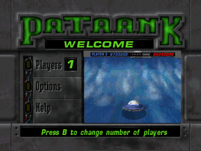 PaTaank title screen