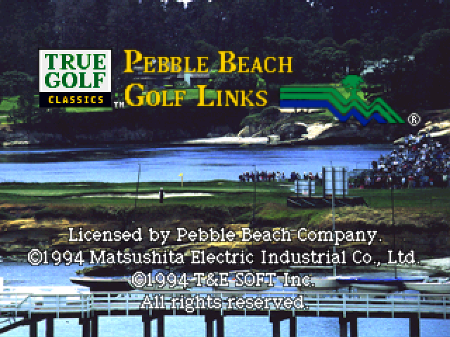 Pebble Beach Golf Links title screen
