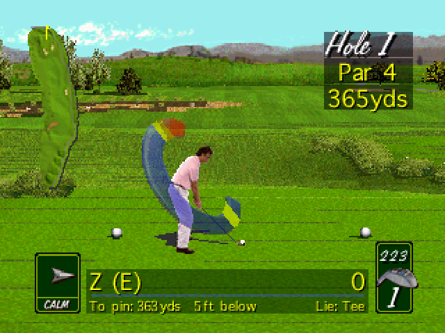 PGA Tour 96 gameplay screenshot