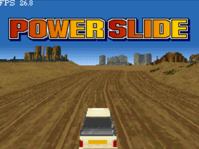 Powerslide title screen