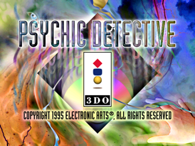 Psychic Detective title screen