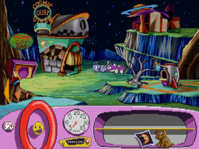 Putt-Putt Goes to the Moon gameplay screenshot
