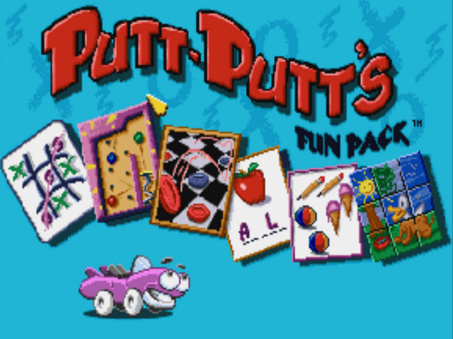 Putt-Putt's Fun Pack title screen