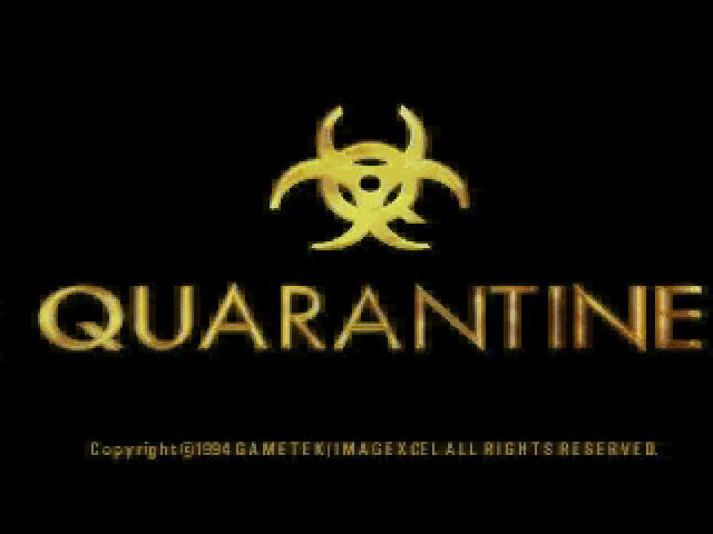 Quarantine title screen