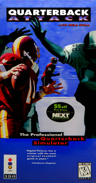 Quarterback Attack with Mike Ditka box art