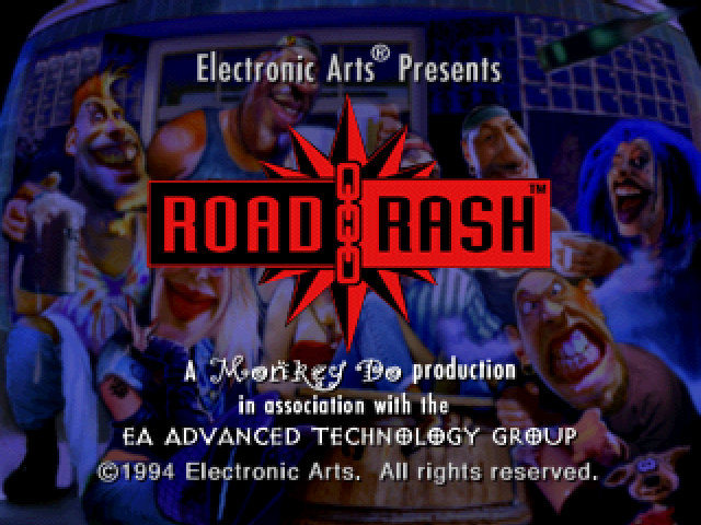 Road Rash title screen
