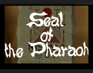 Seal of the Pharaoh title screen