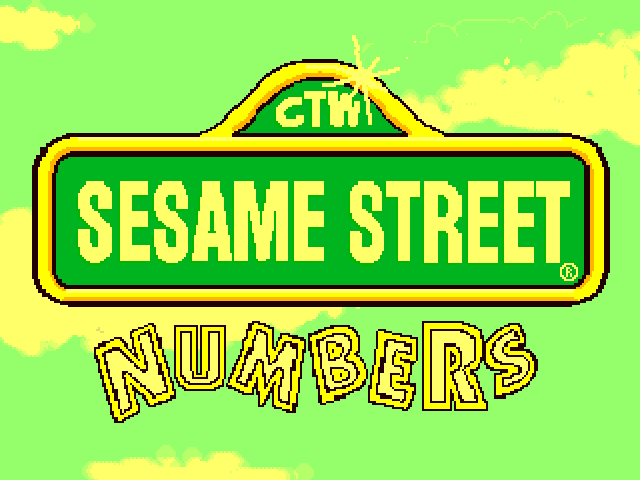 Sesame Street: Numbers title screen