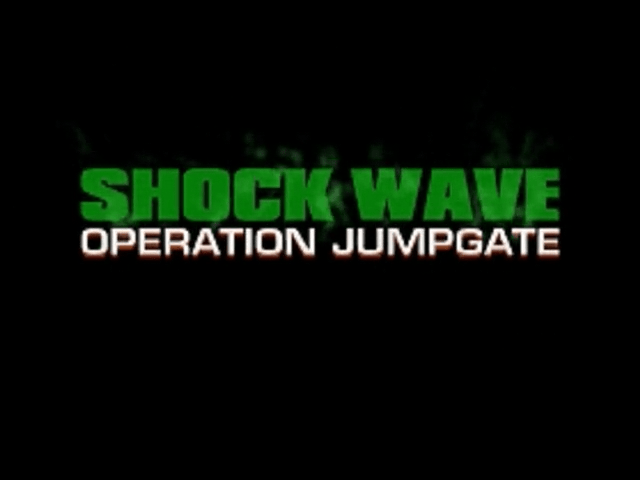 Shock Wave: Operation JumpGate title screen