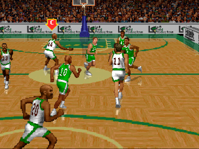 Slam 'n Jam 95 gameplay screenshot
