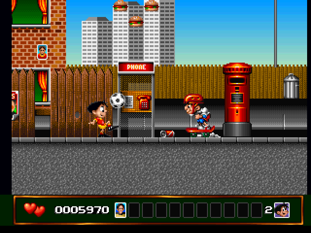 Soccer Kid gameplay screenshot