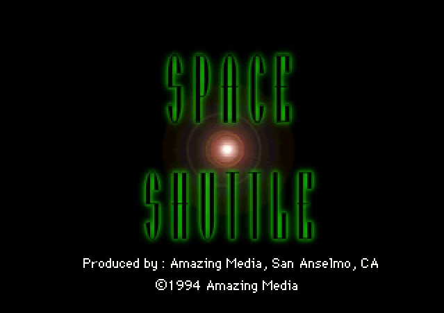 Space Shuttle title screen
