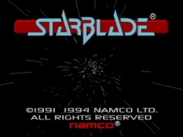 StarBlade title screen