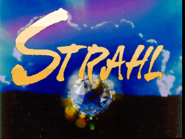 Strahl title screen
