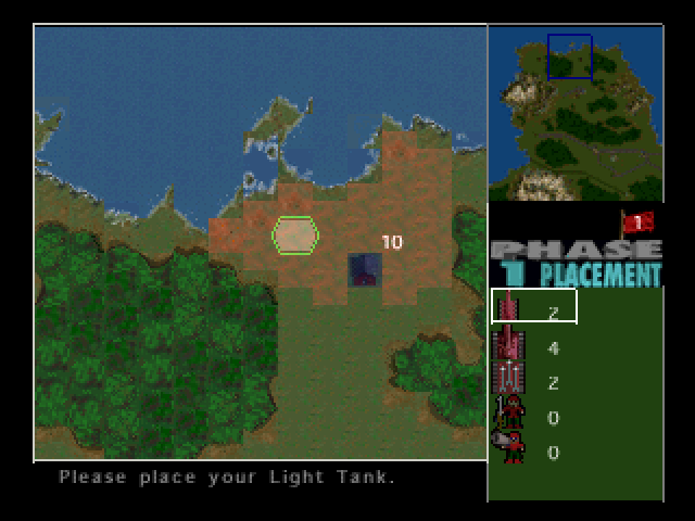 The Perfect General gameplay screenshot