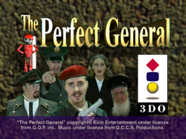 The Perfect General title screen