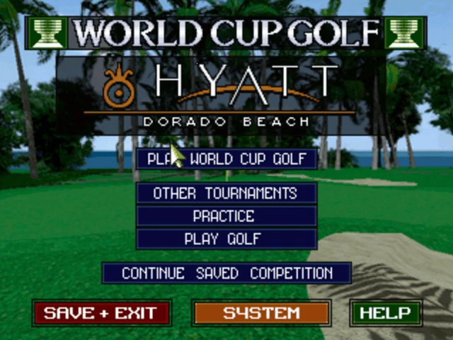 World Cup Golf: Hyatt Dorado Beach title screen