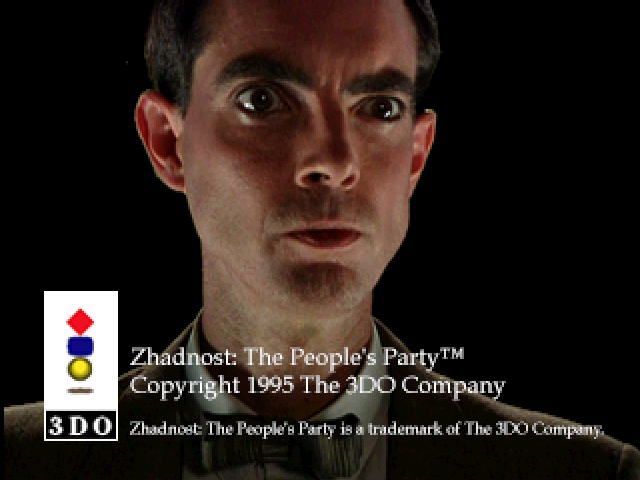 Zhadnost: The People's Party title screen